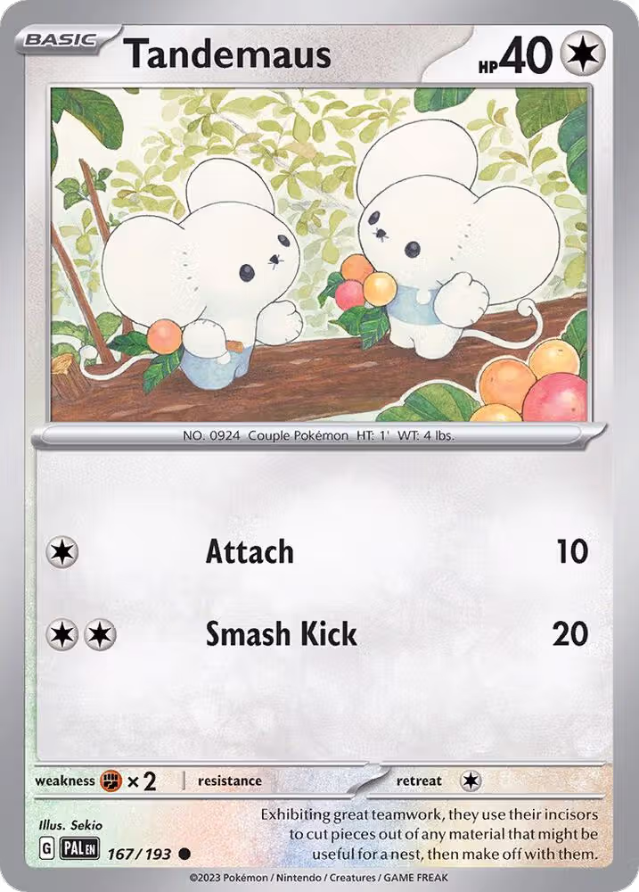 Tandemaus (Cosmos Foil) (167/193), Miscellaneous Cards & Products — Pokémon card price