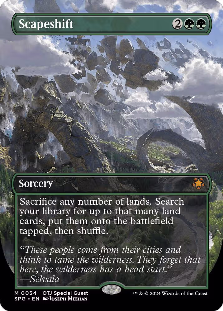 Scapeshift (Borderless) (34), Special Guests — Magic card price