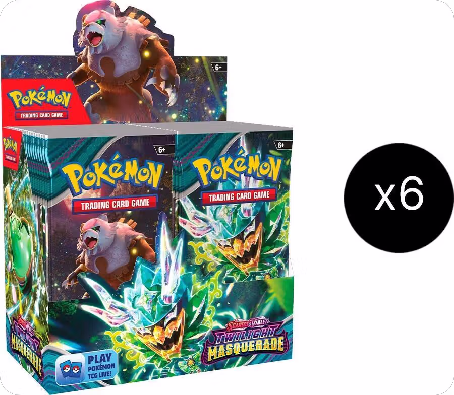 Twilight Masquerade Booster Box Case, Twilight Masquerade — Pokémon sealed product price