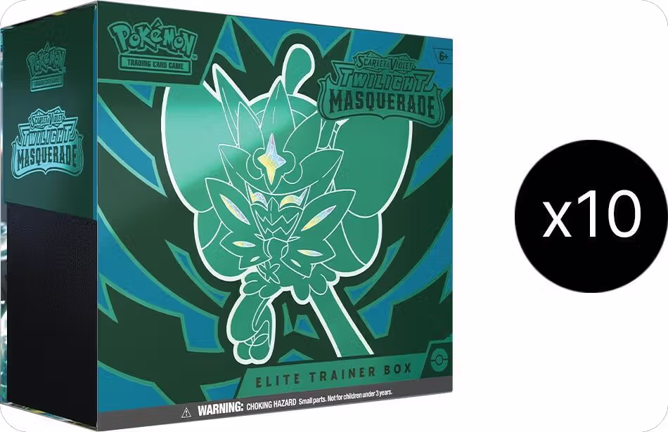 Twilight Masquerade Elite Trainer Box Case, Twilight Masquerade — Pokémon sealed product price