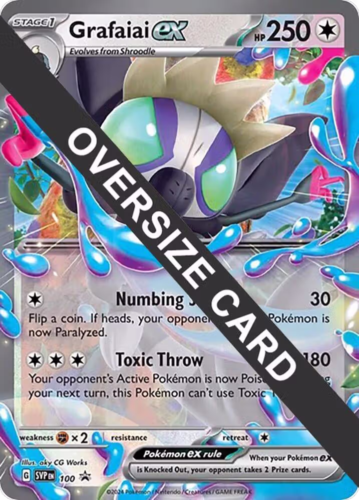 Grafaiai ex - 100 (SV: Scarlet & Violet Promo Cards) (100), Jumbo Cards — Pokémon card price