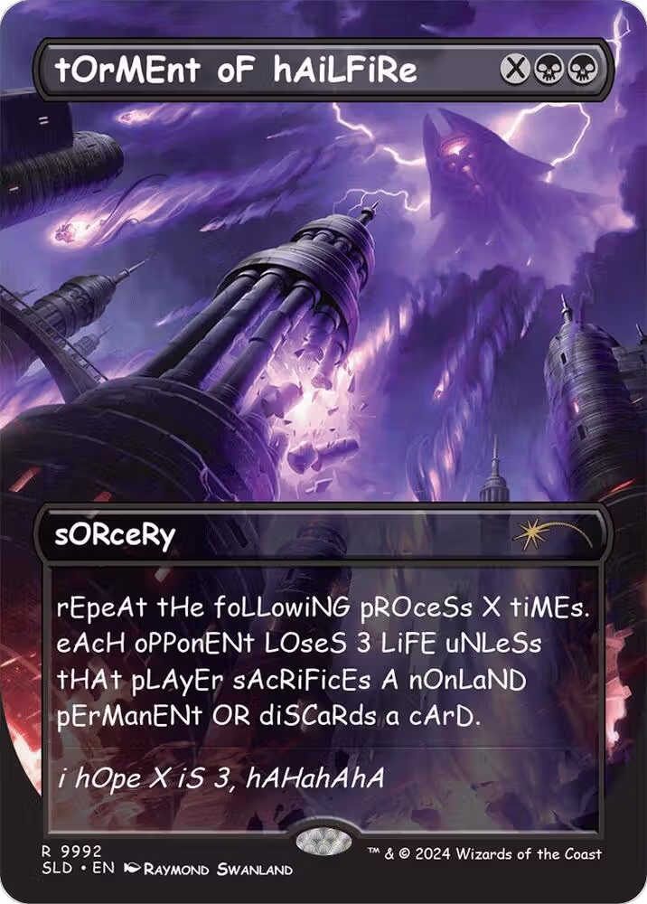 tOrMEnt oF hAiLFiRe (9992), Secret Lair Drop Series — Magic card price