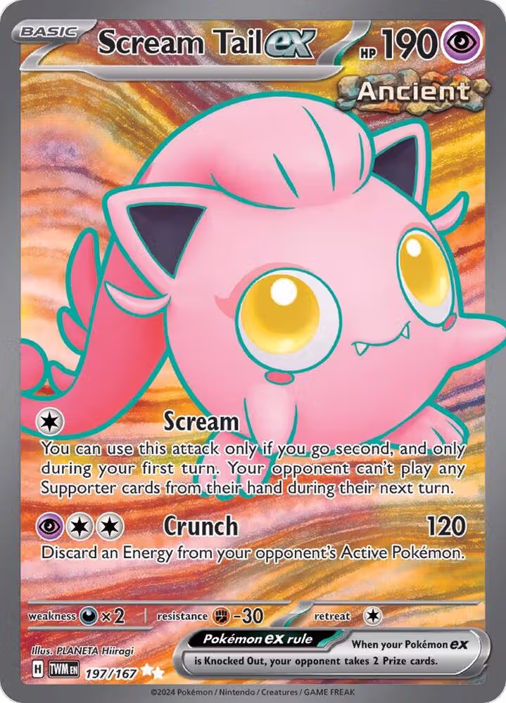 Scream Tail ex - 197/167 (197/167), Twilight Masquerade — Pokémon card price
