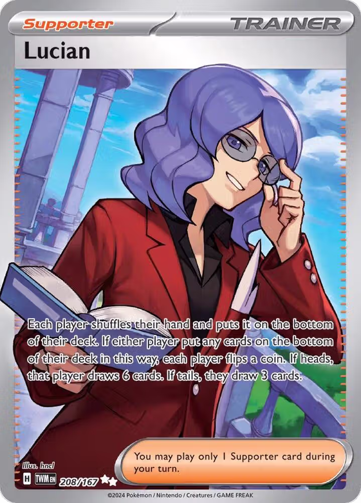 Lucian - 208/167 (208/167), Twilight Masquerade — Pokémon card price