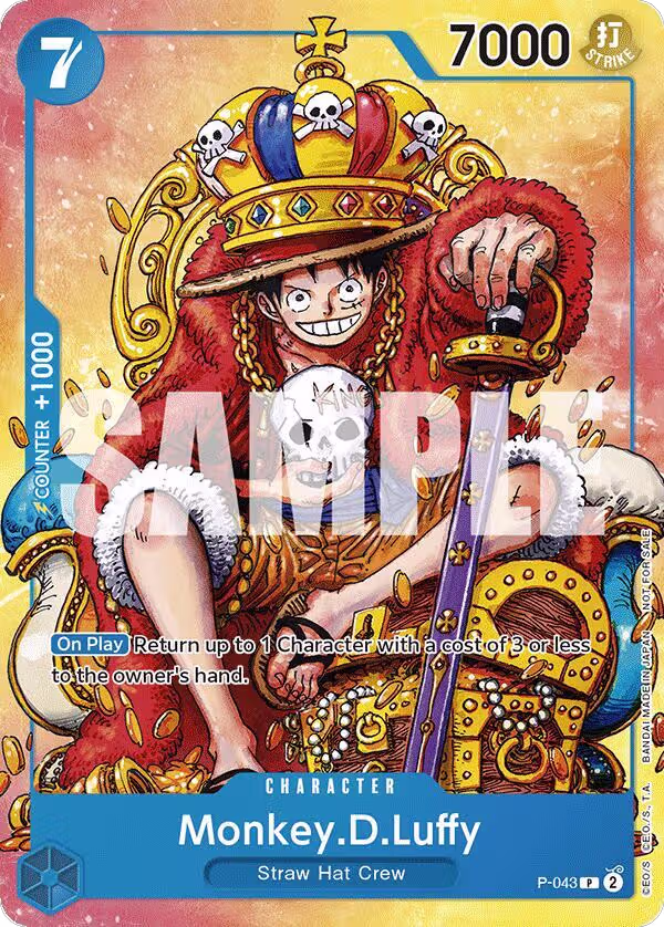 Monkey.D.Luffy (Convention Promo 2024) (P-043), One Piece Promotion Cards — One Piece card price