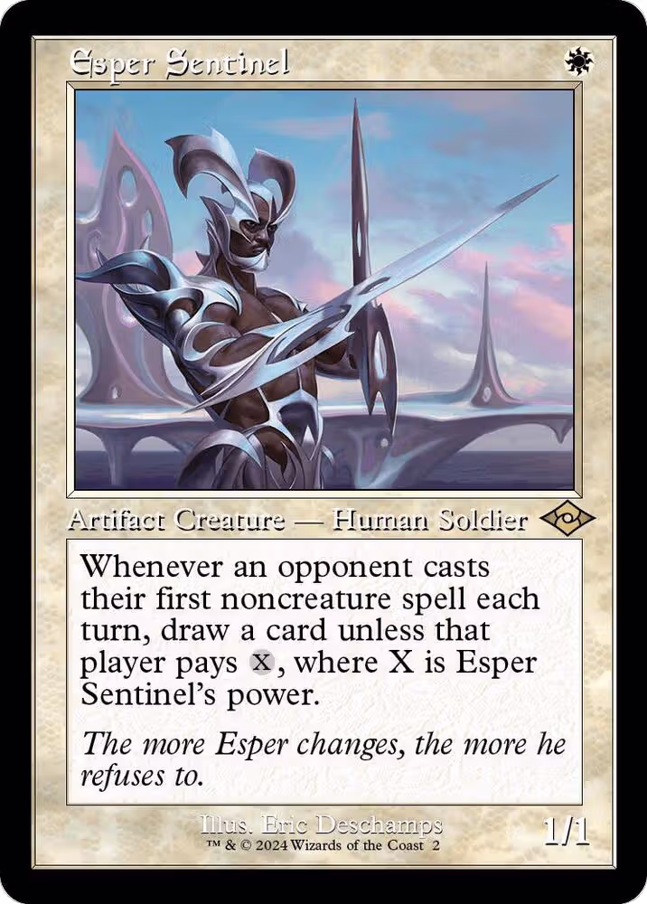 Esper Sentinel (Retro Frame) (2), Modern Horizons 2 — Magic card price