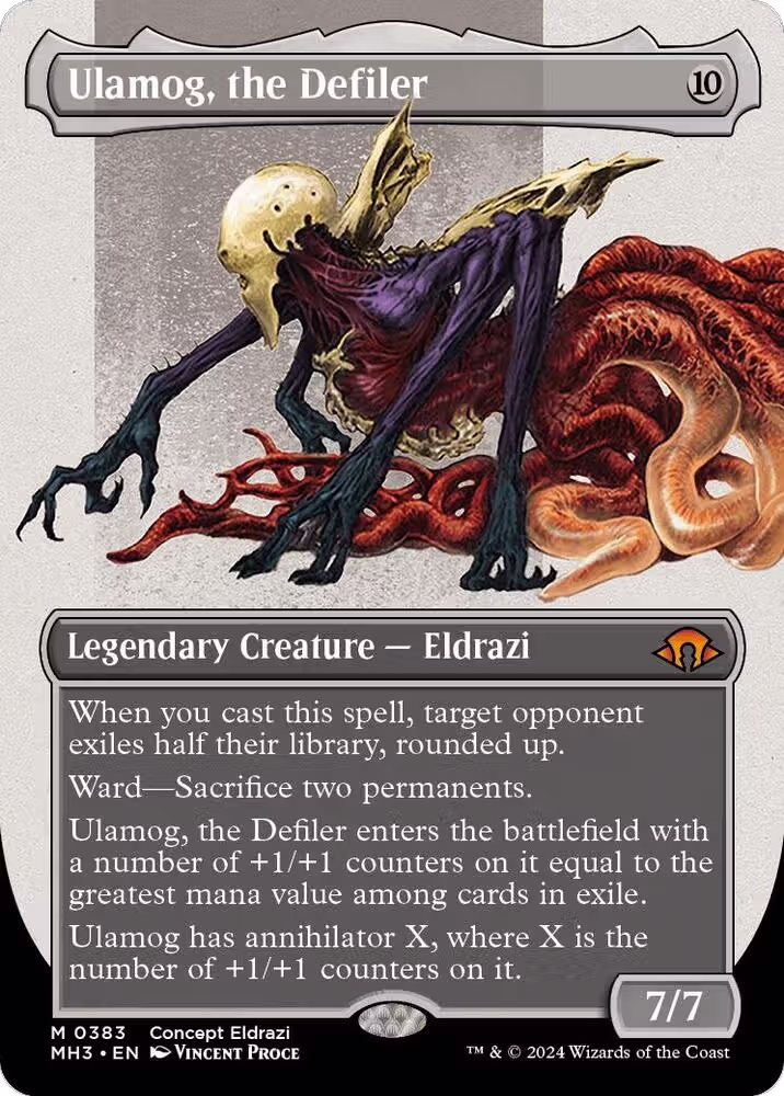 Ulamog, the Defiler (Borderless) (383), Modern Horizons 3 — Magic card price