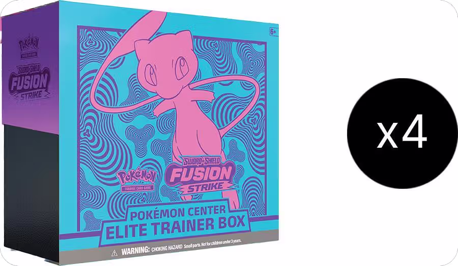 Fusion Strike Pokemon Center Elite Trainer Box Case (Exclusive), Fusion Strike — Pokémon sealed product price