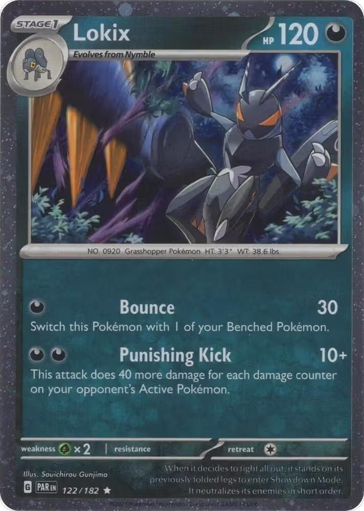 Lokix - 122/182 (Cosmos Holo) (122/182), Miscellaneous Cards & Products — Pokémon card price