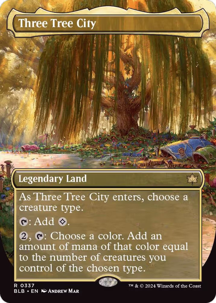 Three Tree City (Borderless) (0337) (337), Bloomburrow — Magic card price