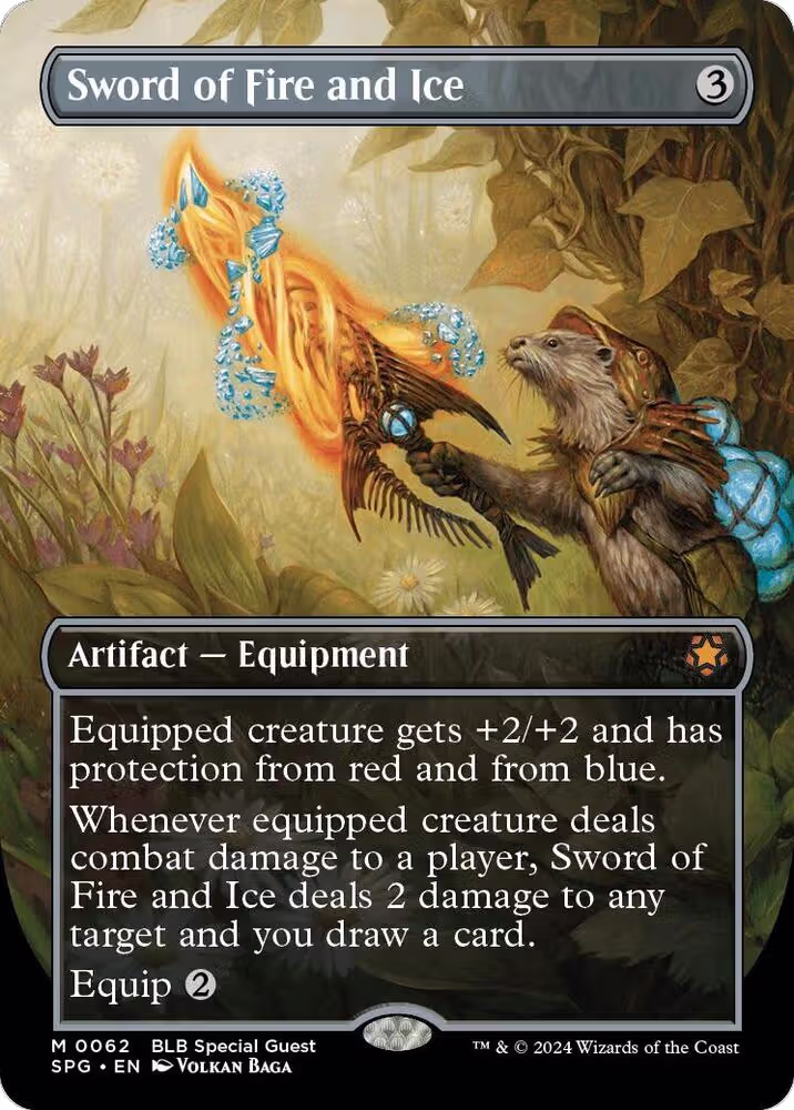 Sword of Fire and Ice (Borderless) (62), Special Guests — Magic card price