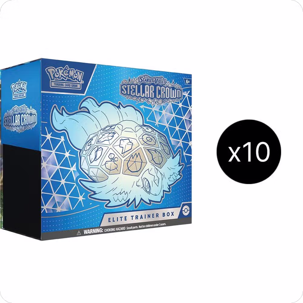 Stellar Crown Elite Trainer Box Case, Stellar Crown — Pokémon sealed product price