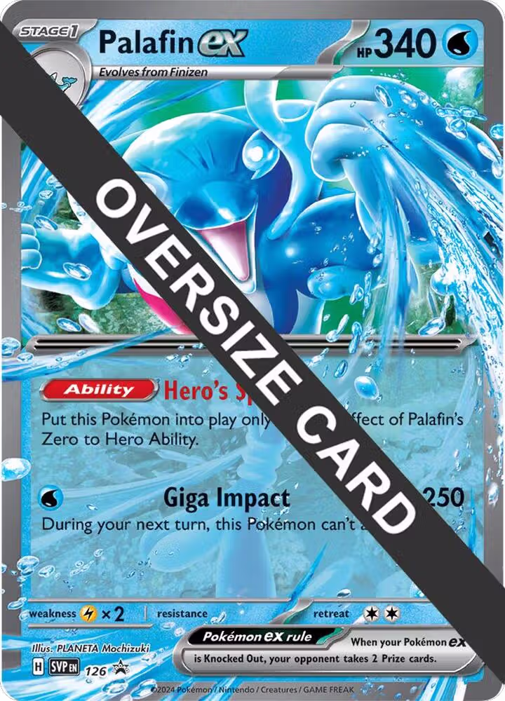 Palafin ex - 126 (126), Jumbo Cards — Pokémon card price