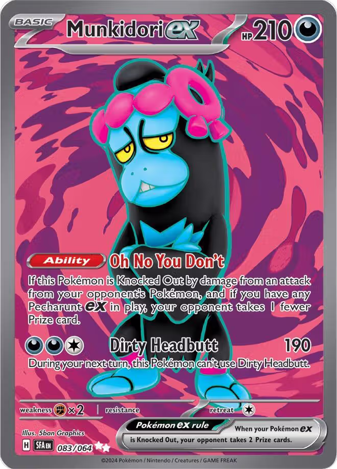 Munkidori ex - 083/064 (083/064), Shrouded Fable — Pokémon card price