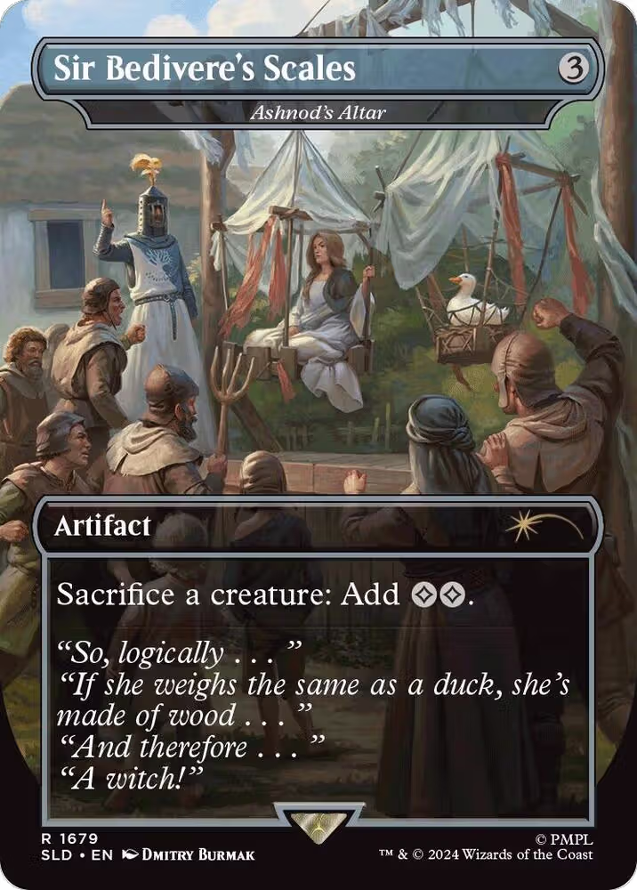 Sir Bedivere's Scales - Ashnod's Altar (1679), Secret Lair Drop Series — Magic card price