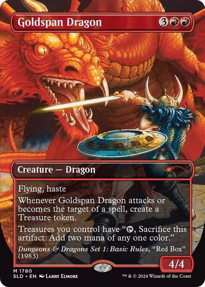 Goldspan Dragon (1780), Secret Lair Drop Series — Magic card price
