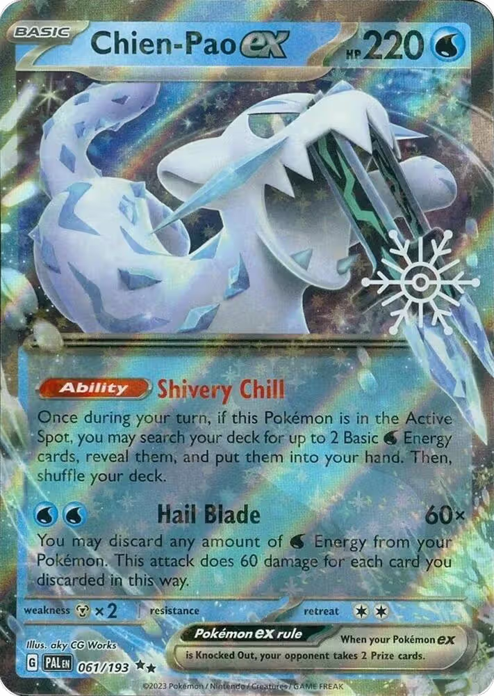 Chien-Pao ex - 061/193 (Holiday Calendar) (061/193), Miscellaneous Cards & Products — Pokémon card price
