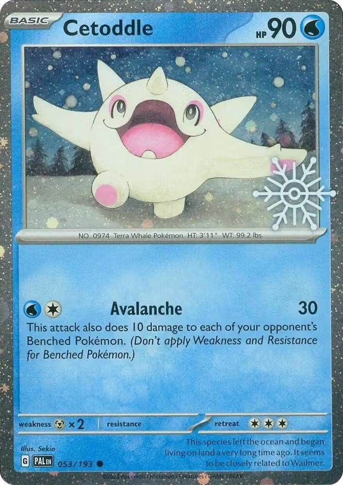 Cetoddle - 053/193 (Holiday Calendar) (053/193), Miscellaneous Cards & Products — Pokémon card price