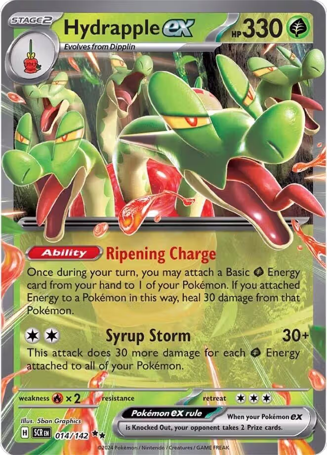 Hydrapple ex - 014/142 (014/142), Stellar Crown — Pokémon card price