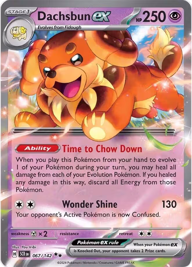 Dachsbun ex - 067/142 (067/142), Stellar Crown — Pokémon card price