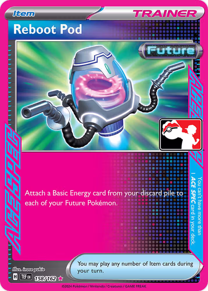 Reboot Pod - 158/162 (158/162), Prize Pack Series Cards — Pokémon card price