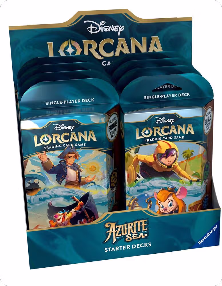 Disney Lorcana: Azurite Sea Starter Deck Display, Azurite Sea — Lorcana card price