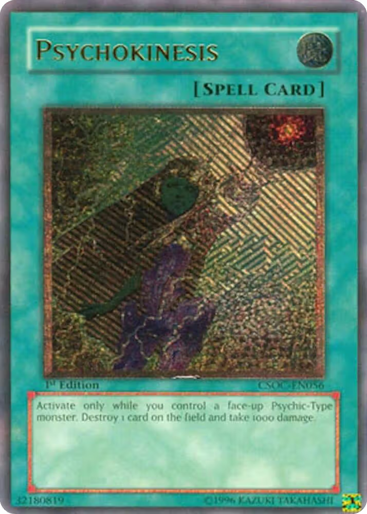 Psychokinesis (UTR) (CSOC-EN056), Crossroads of Chaos — Yu-Gi-Oh! card price