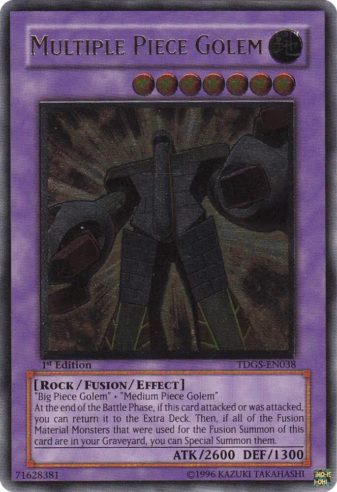 Multiple Piece Golem (UTR) (TDGS-EN038), The Duelist Genesis — Yu-Gi-Oh! card price