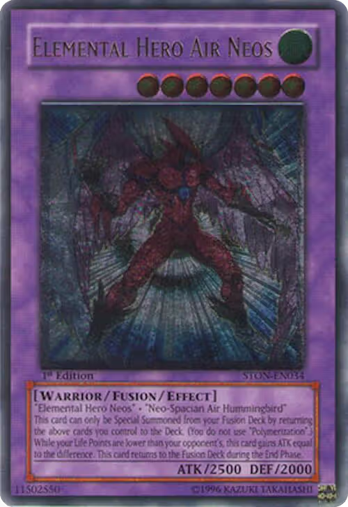 Elemental Hero Air Neos (UTR) (STON-EN034), Strike of Neos — Yu-Gi-Oh! card price