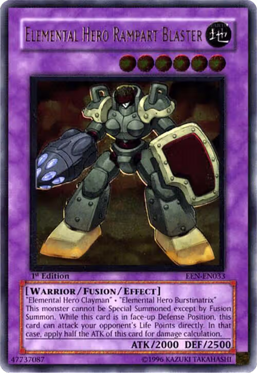 Elemental Hero Rampart Blaster (UTR) (EEN-EN033), Elemental Energy — Yu-Gi-Oh! card price