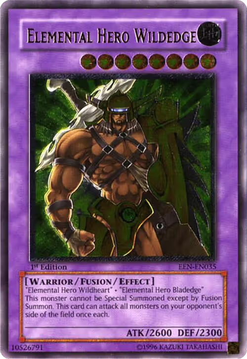 Elemental Hero Wildedge (UTR) (EEN-EN035), Elemental Energy — Yu-Gi-Oh! card price