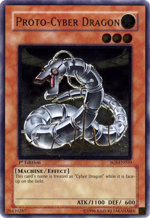 Proto-Cyber Dragon (UTR) (SOI-EN010), Shadow of Infinity — Yu-Gi-Oh! card price