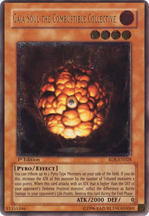 Gaia Soul the Combustible Collective (UTR) (RDS-EN028), Rise of Destiny — Yu-Gi-Oh! card price