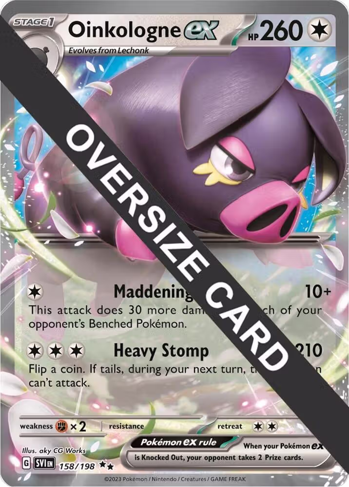 Oinkologne ex - 158/198 (158/198), Jumbo Cards — Pokémon card price