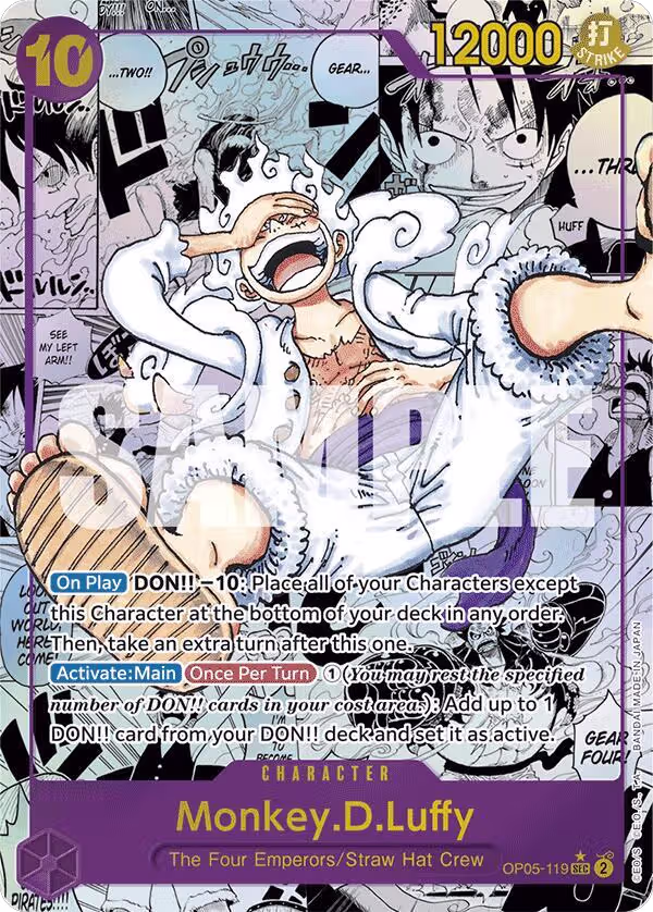 Monkey.D.Luffy (OP05-119) (Manga) (OP05-119), Premium Booster -The Best- — One Piece card price