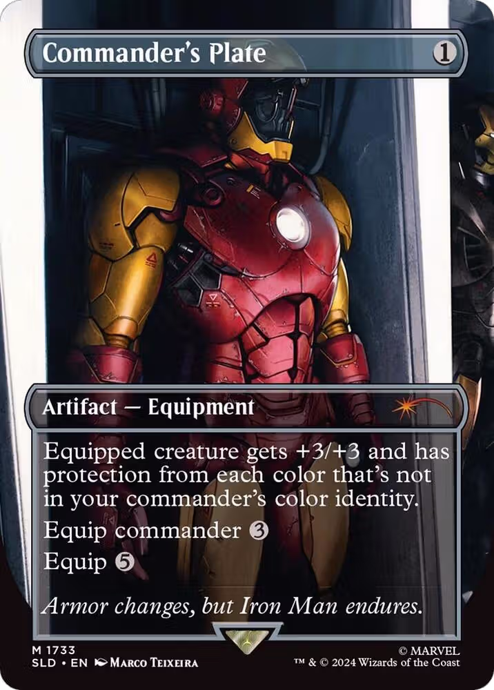 Commander's Plate (1733) (1733), Secret Lair Drop Series — Magic card price