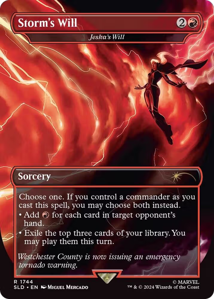 Storm's Will - Jeska's Will (1744), Secret Lair Drop Series — Magic card price