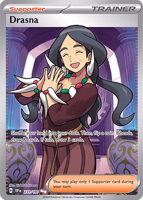 Drasna - 231/191 (231/191), Surging Sparks — Pokémon card price