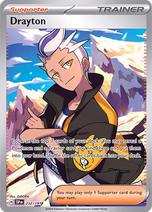 Drayton - 232/191 (232/191), Surging Sparks — Pokémon card price