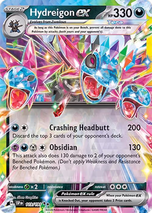 Hydreigon ex - 119/191 (119/191), Surging Sparks — Pokémon card price