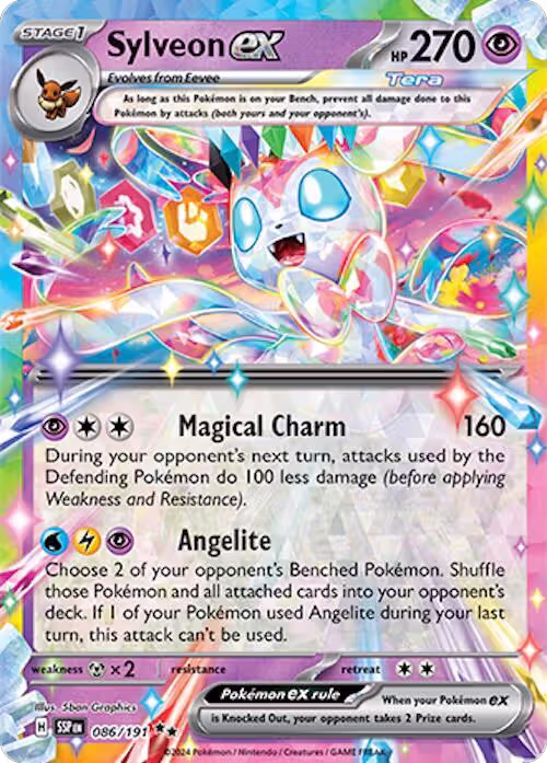 Sylveon ex (086/191), Surging Sparks — Pokémon card price