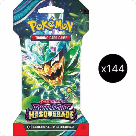 Twilight Masquerade Sleeved Booster Pack Case, Twilight Masquerade — Pokémon sealed product price