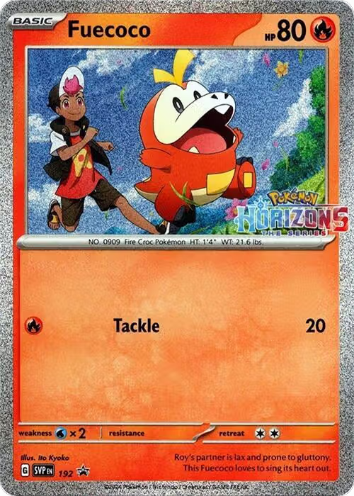 Fuecoco - 192 (192), Scarlet & Violet Promo Cards — Pokémon card price