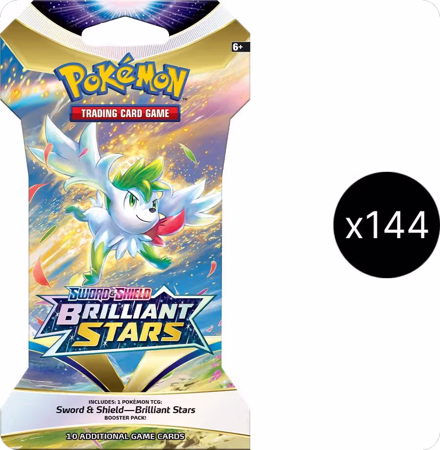 Brilliant Stars Sleeved Booster Pack Case, Brilliant Stars — Pokémon sealed product price