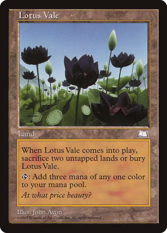 Lotus Vale, Weatherlight — Magic card price