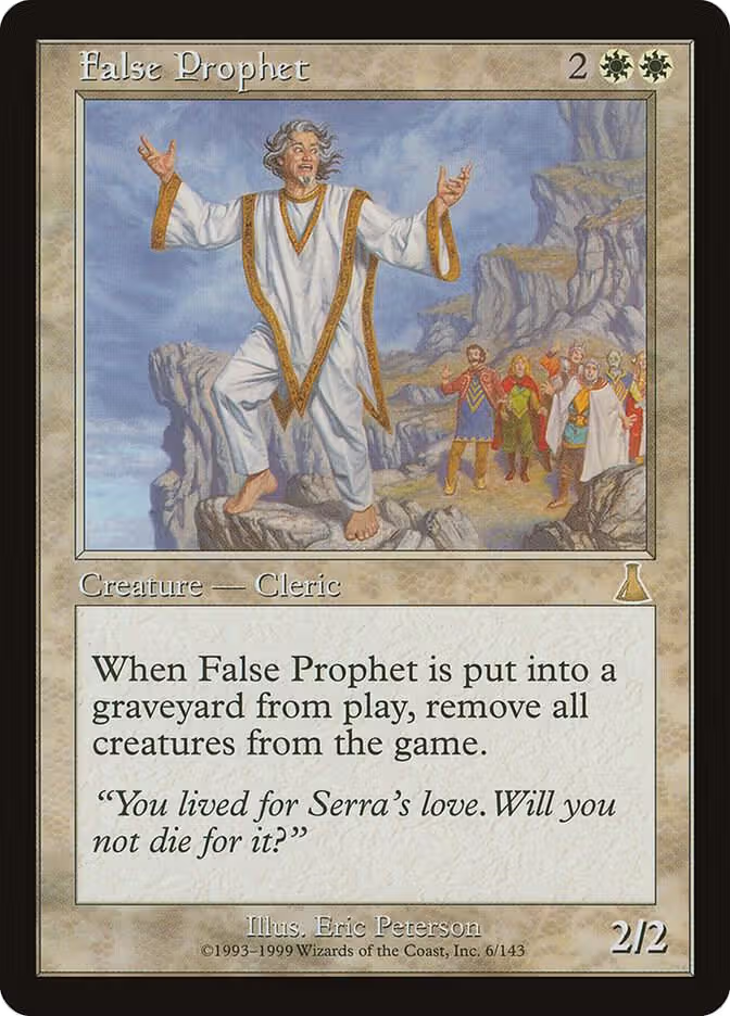 False Prophet (6), Urza's Destiny — Magic card price