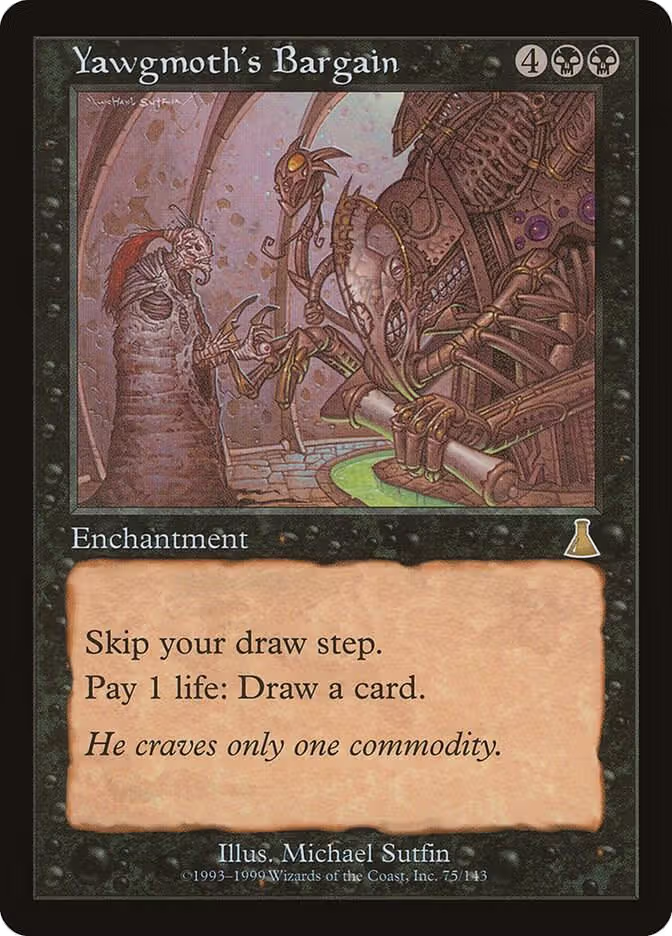 Yawgmoth's Bargain (75), Urza's Destiny — Magic card price