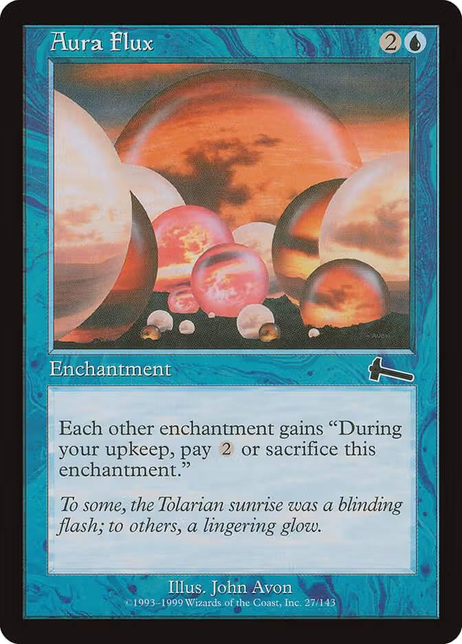 Aura Flux (27), Urza's Legacy — Magic card price