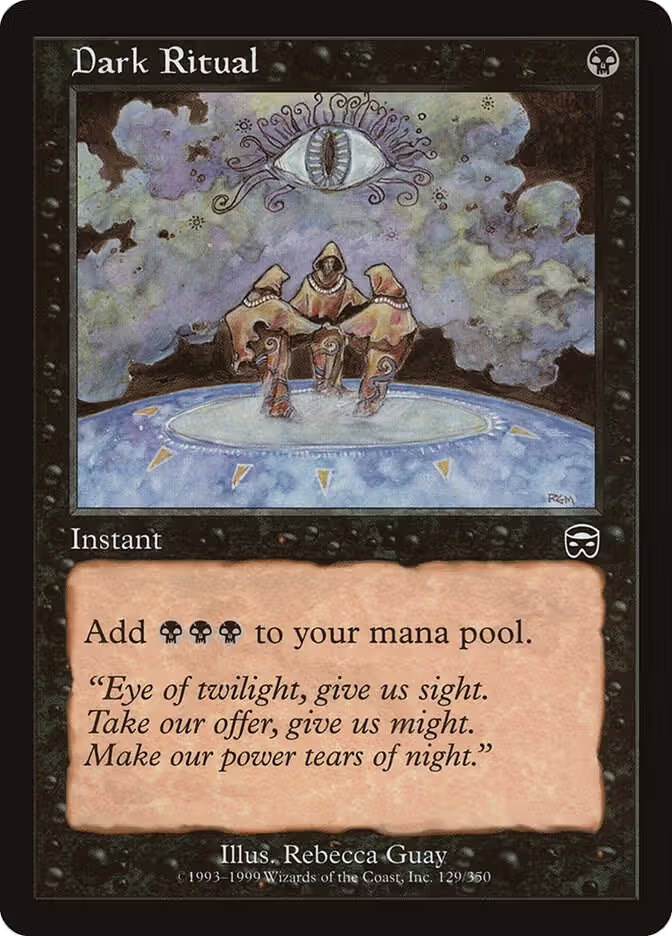 Dark Ritual (129), Mercadian Masques — Magic card price