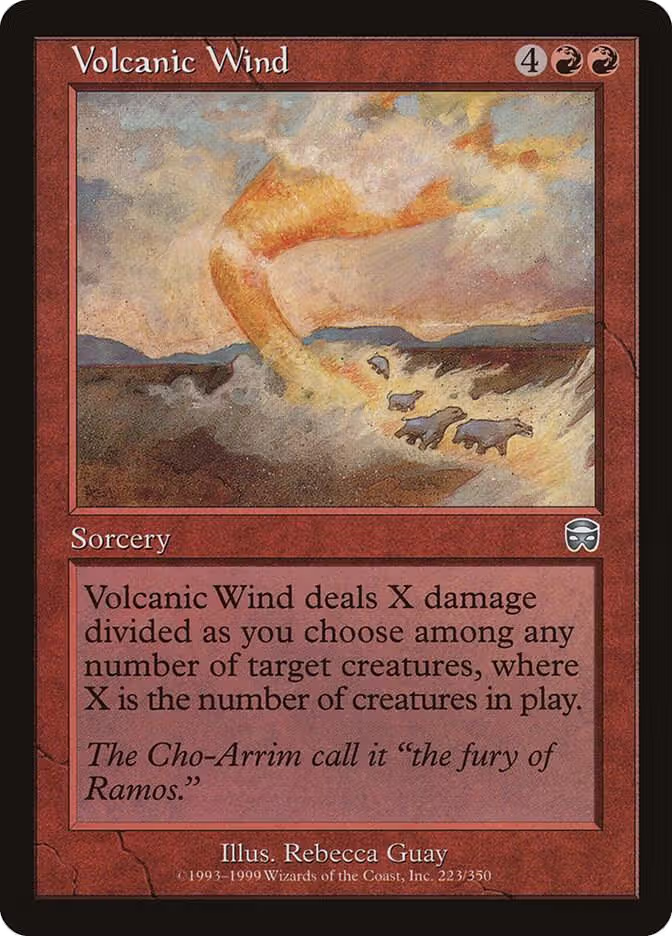 Volcanic Wind (223), Mercadian Masques — Magic card price
